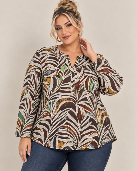 Picture of ELEGANT STRETCH TOP WITH POCKET
